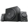 Trust Yuri Altavoces 2.1 con Subwoofer para PC | 120W Potencia Pico | Control de Graves | Madera | Conexión 3.5 mm para Portátil y Smartphone | Artículo 23696